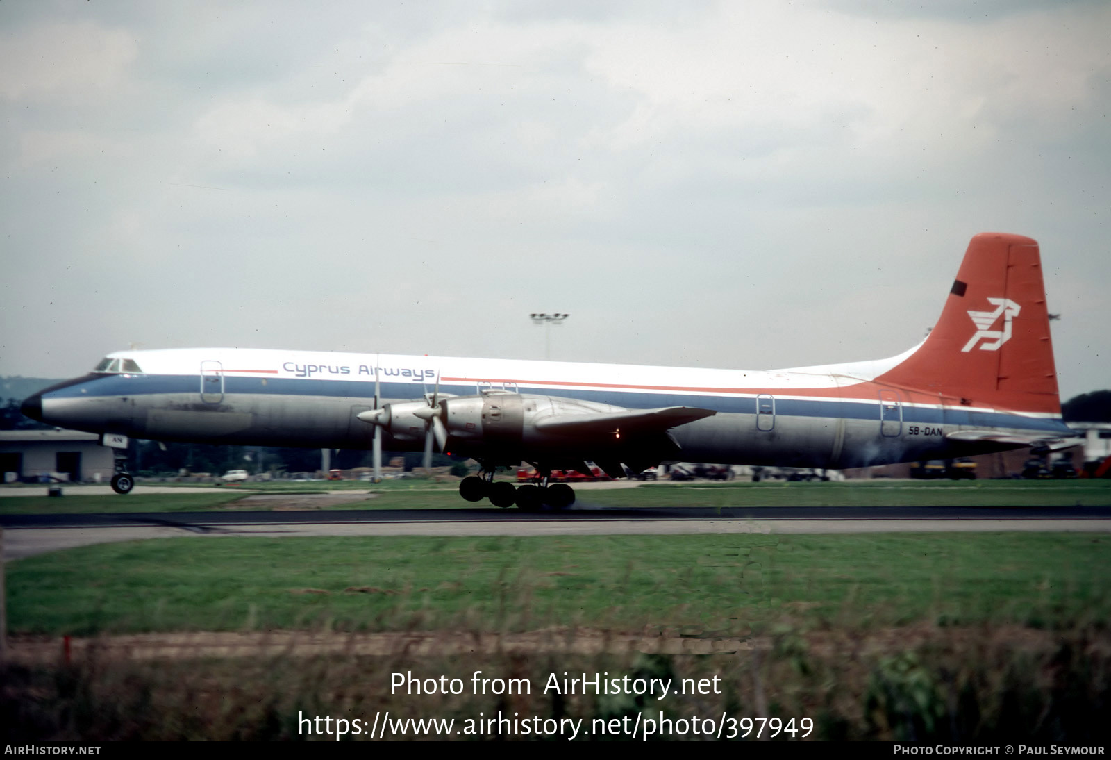 Aircraft Photo of 5B-DAN | Canadair CL-44D4-1 | Cyprus Airways | AirHistory.net #397949