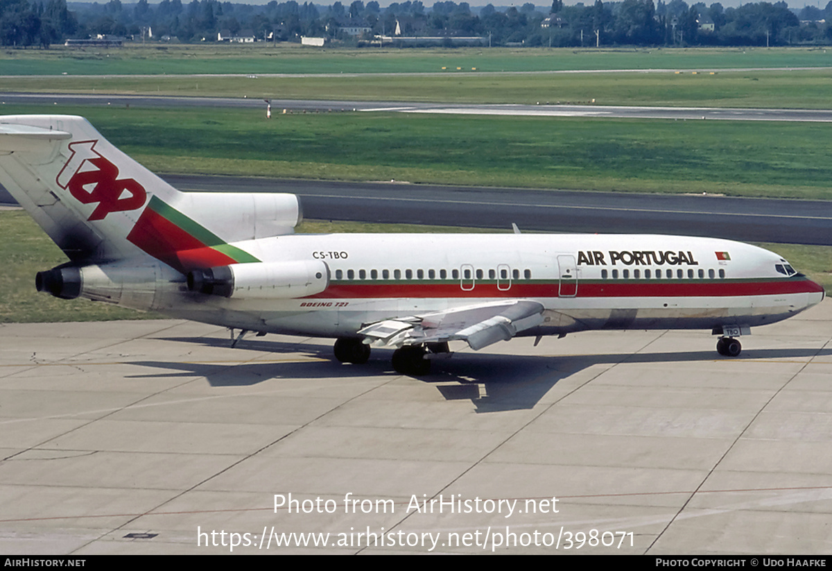 Aircraft Photo of CS-TBO | Boeing 727-82C | TAP Air Portugal | AirHistory.net #398071