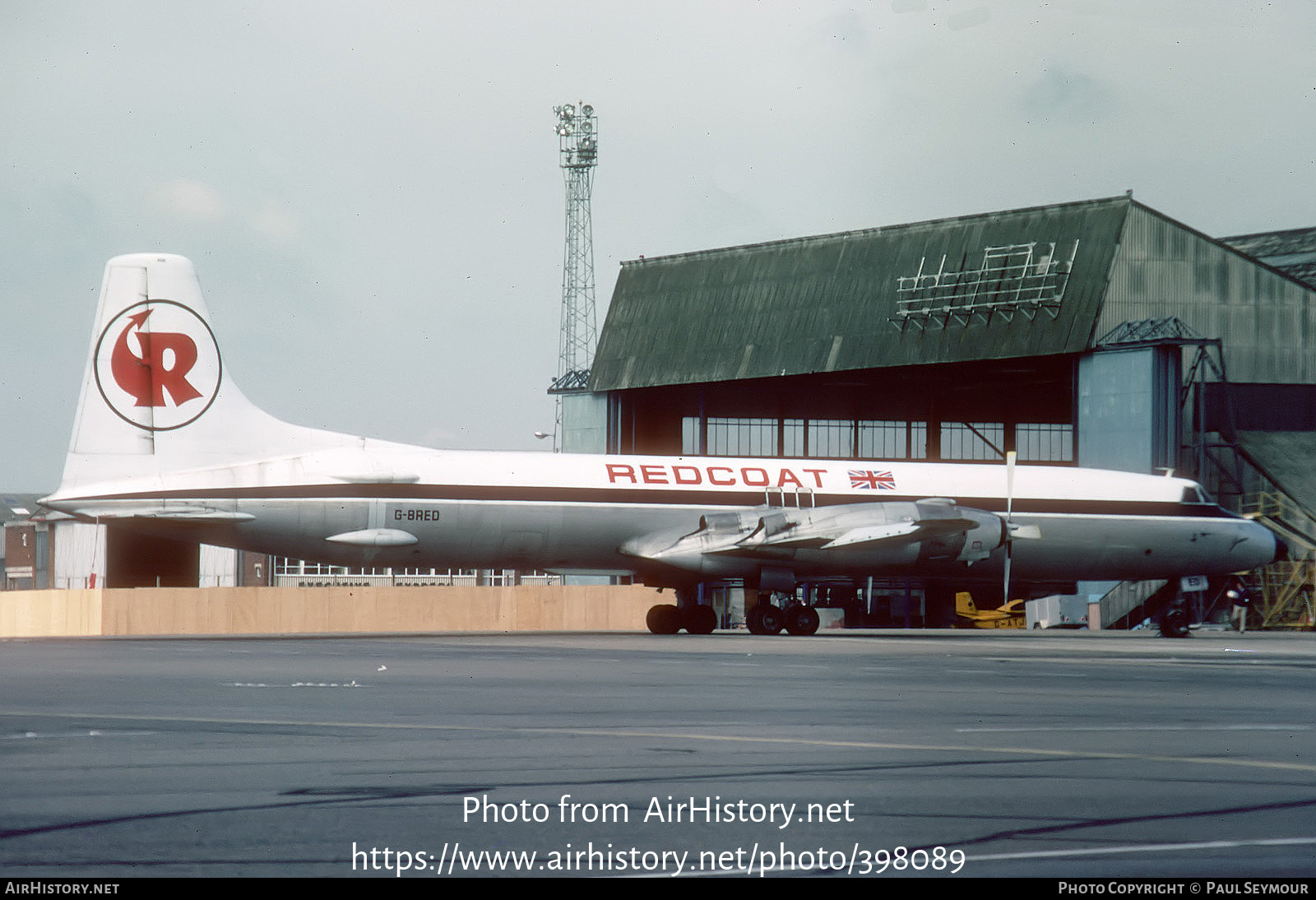 Aircraft Photo of G-BRED | Canadair CL-44D4-2 | Redcoat Air Cargo | AirHistory.net #398089