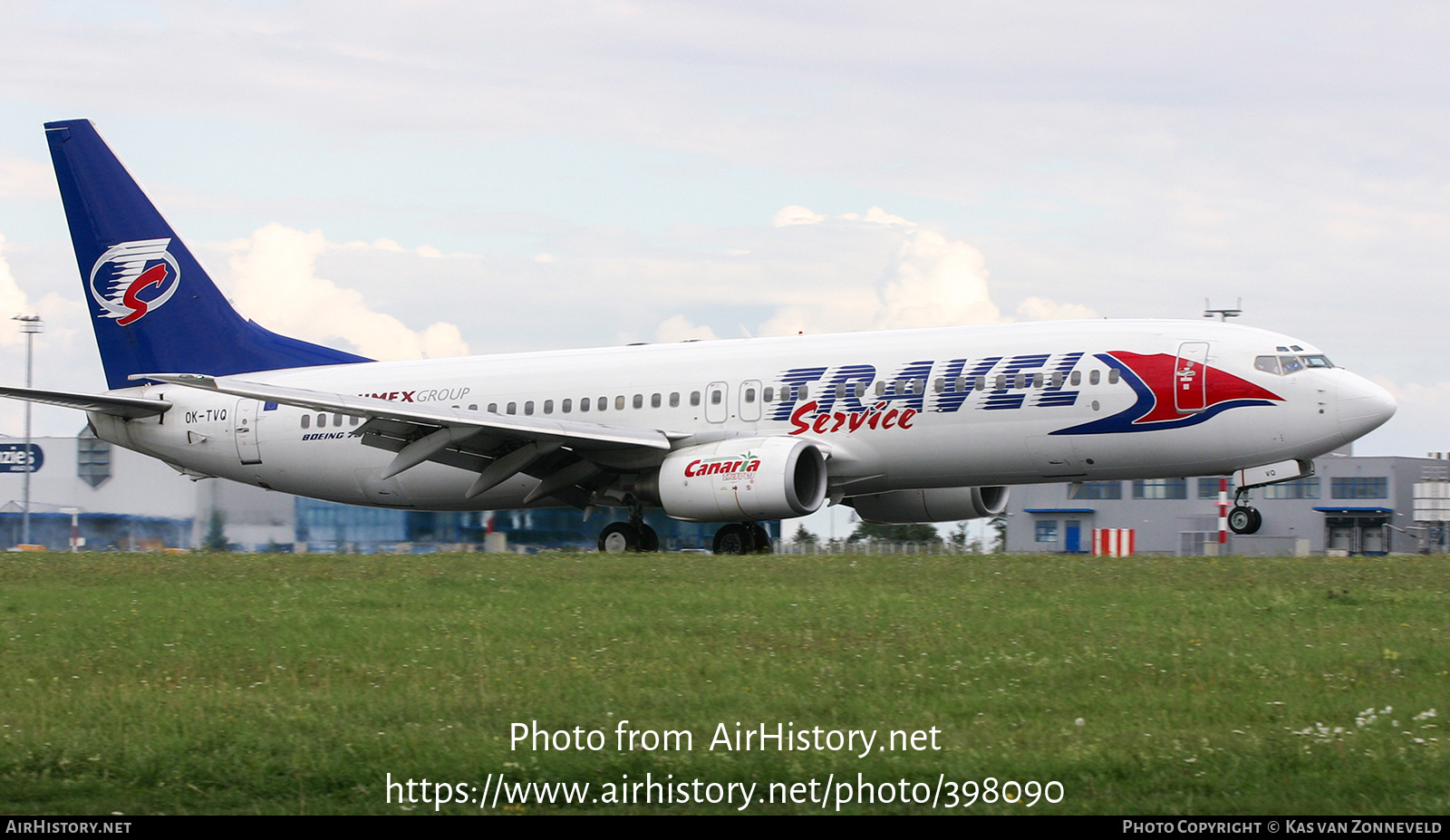 Aircraft Photo of OK-TVQ | Boeing 737-86N | Travel Service | AirHistory.net #398090