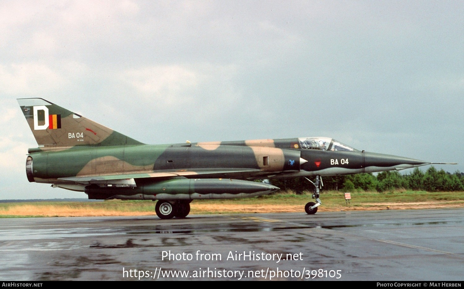 Aircraft Photo of BA04 | Dassault Mirage 5BA | Belgium - Air Force | AirHistory.net #398105