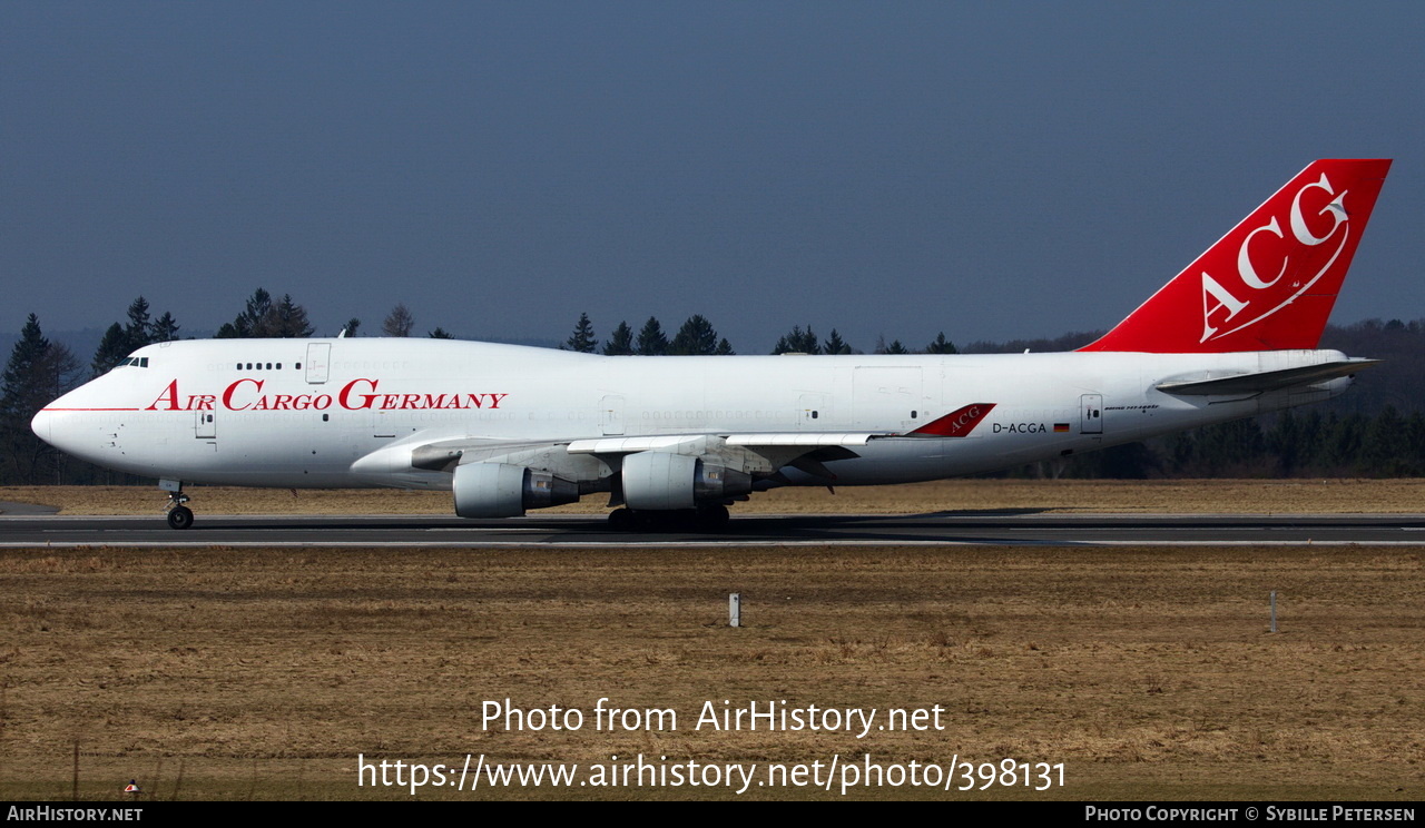 Aircraft Photo of D-ACGA | Boeing 747-409 | Air Cargo Germany - ACG | AirHistory.net #398131