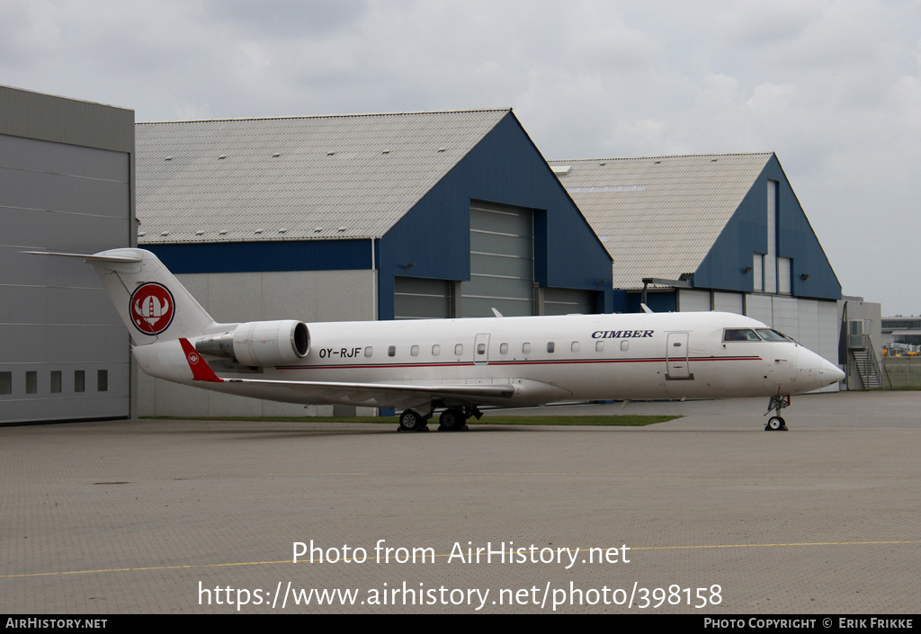 Aircraft Photo of OY-RJF | Canadair CRJ-100LR (CL-600-2B19) | Cimber Air | AirHistory.net #398158