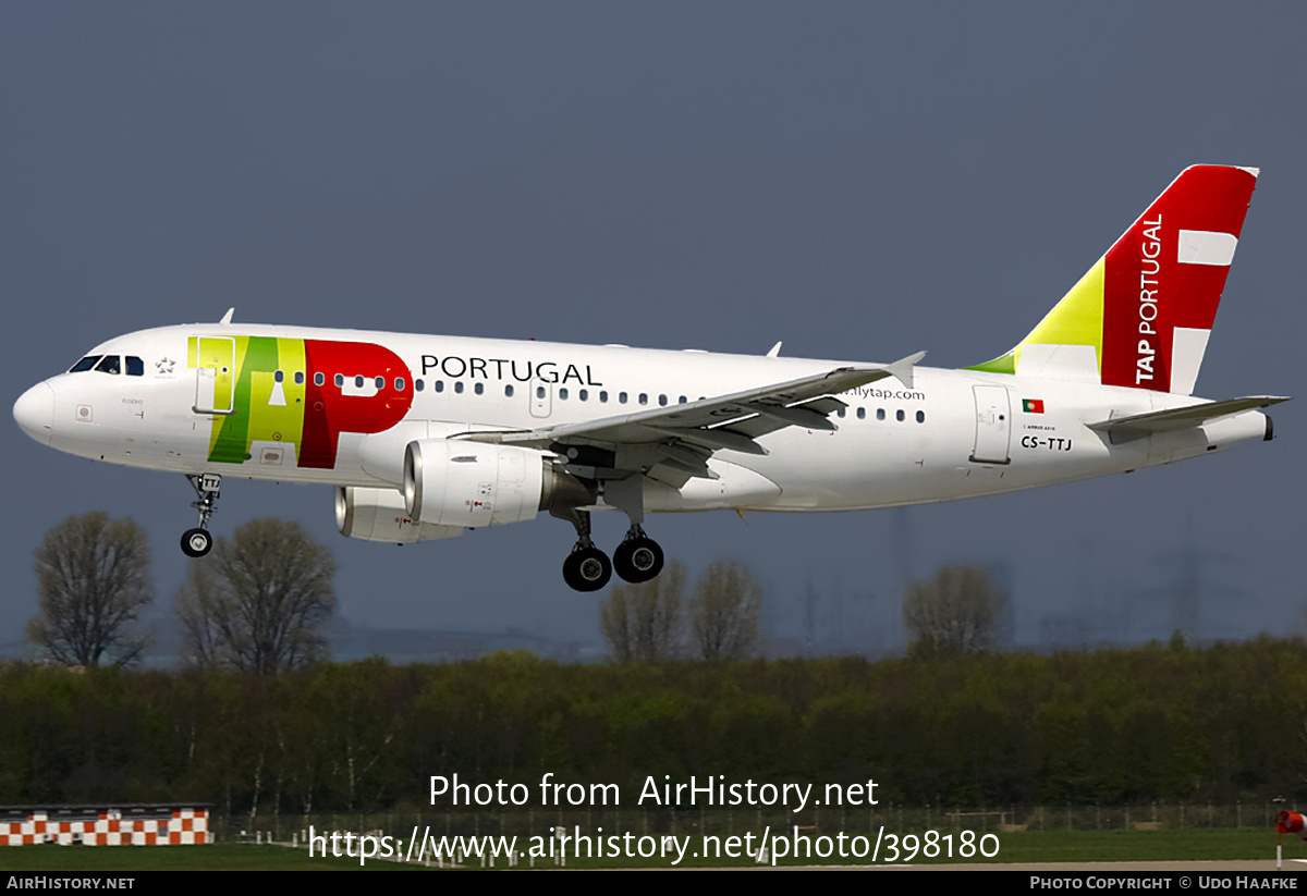 Aircraft Photo of CS-TTJ | Airbus A319-111 | TAP Portugal | AirHistory.net #398180