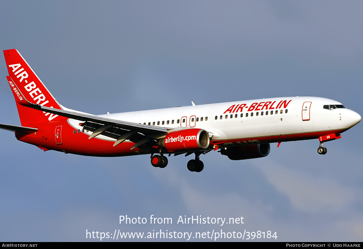 Aircraft Photo of D-ABBB | Boeing 737-86J | Air Berlin | AirHistory.net #398184