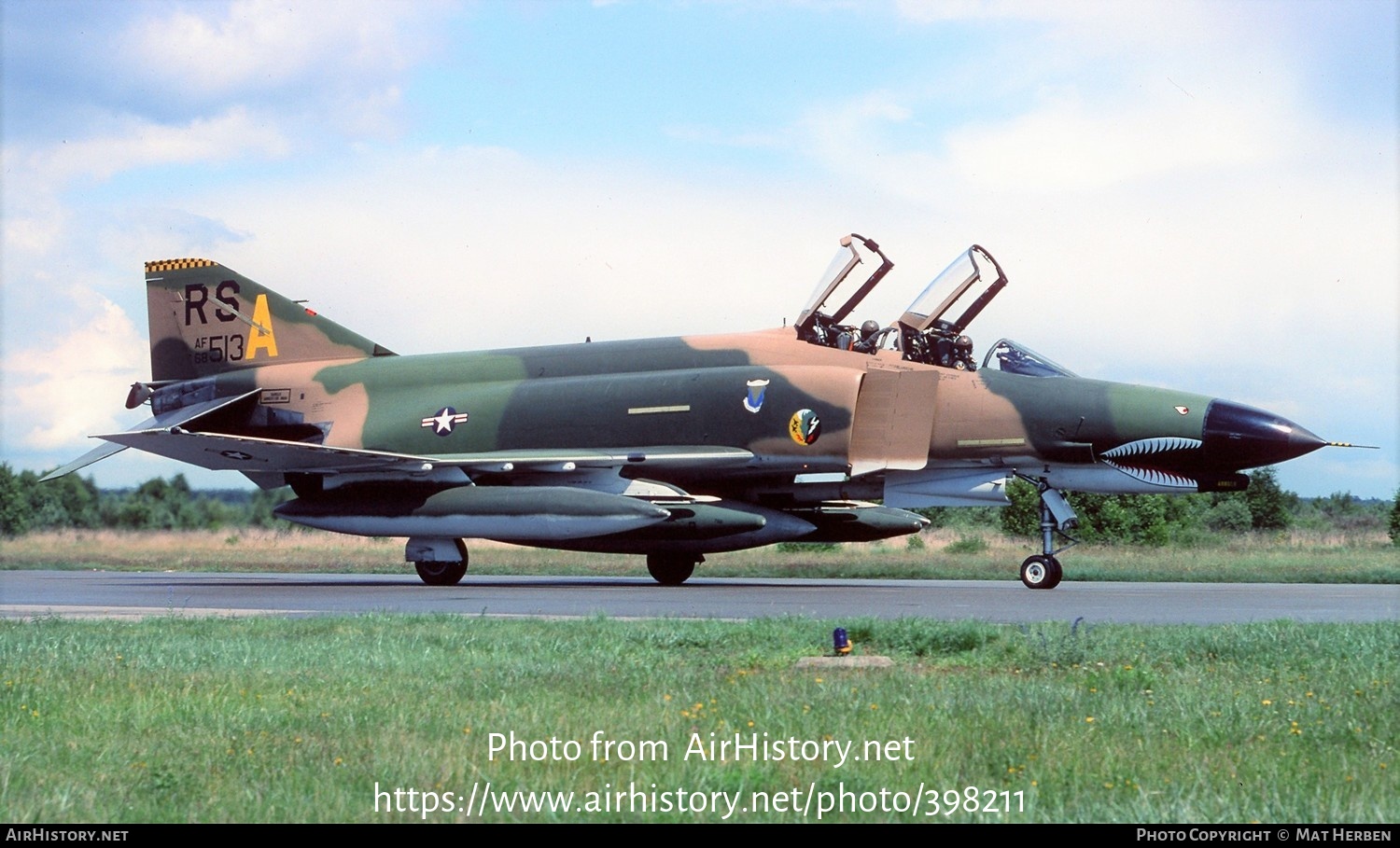 Aircraft Photo of 68-0513 / AF68-513 | McDonnell Douglas F-4E Phantom II | USA - Air Force | AirHistory.net #398211