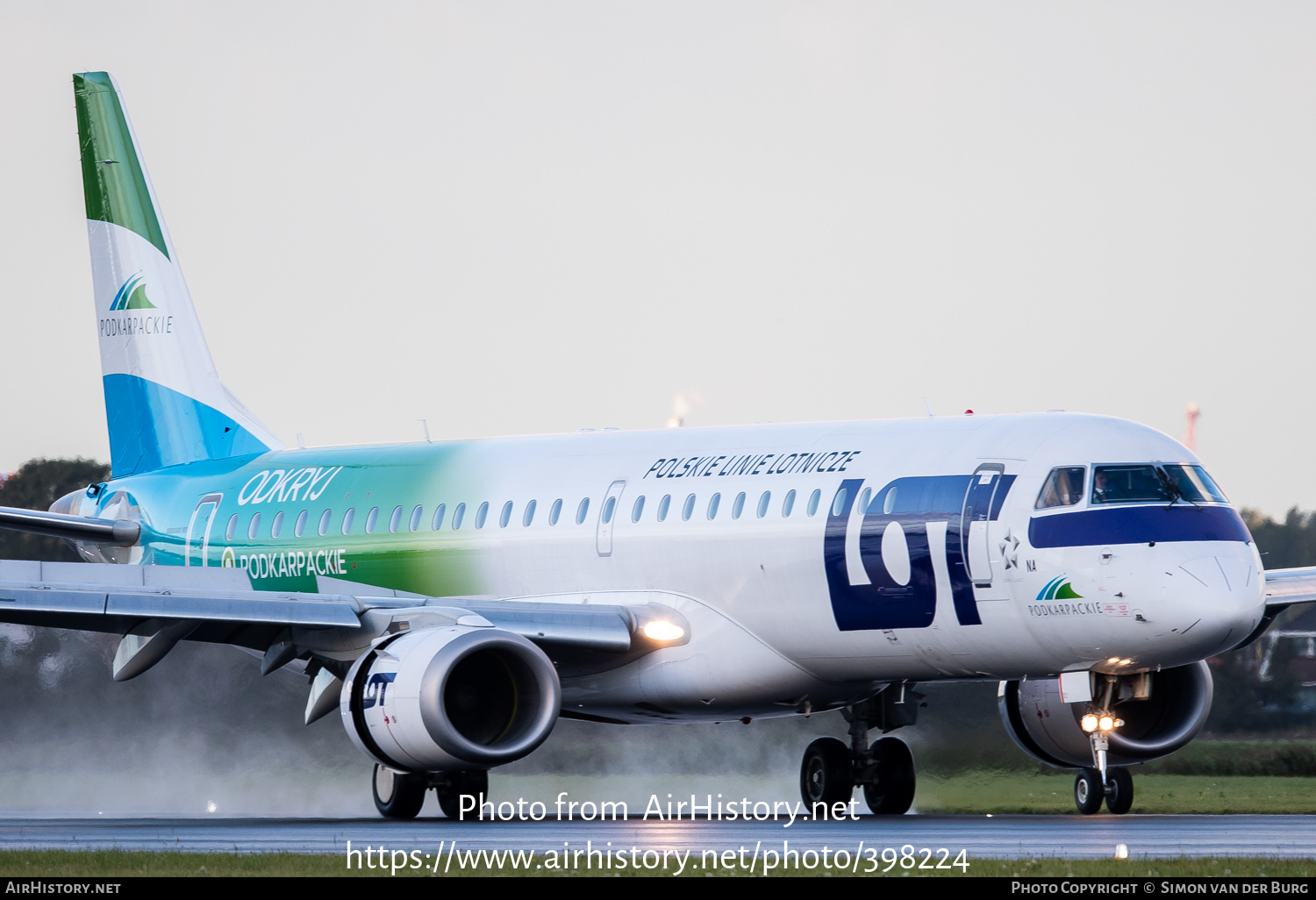 Aircraft Photo of SP-LNA | Embraer 195LR (ERJ-190-200LR) | LOT Polish Airlines - Polskie Linie Lotnicze | AirHistory.net #398224