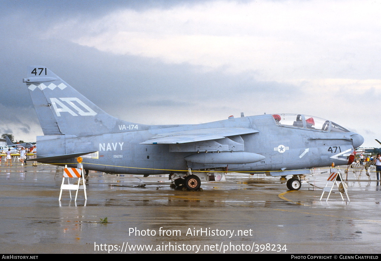 Aircraft Photo of 156751 | LTV TA-7C Corsair II | USA - Navy | AirHistory.net #398234