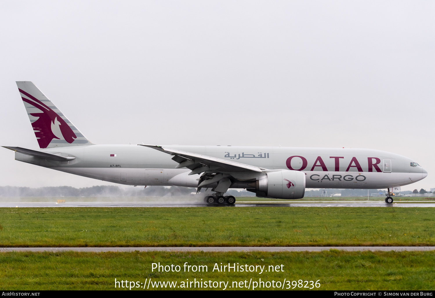 Aircraft Photo of A7-BFL | Boeing 777-F | Qatar Airways Cargo | AirHistory.net #398236