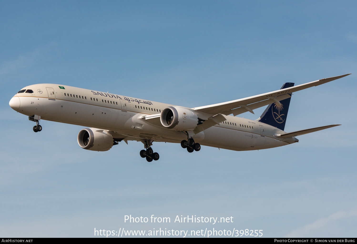 Aircraft Photo of HZ-AR27 | Boeing 787-10 Dreamliner | Saudia - Saudi Arabian Airlines | AirHistory.net #398255
