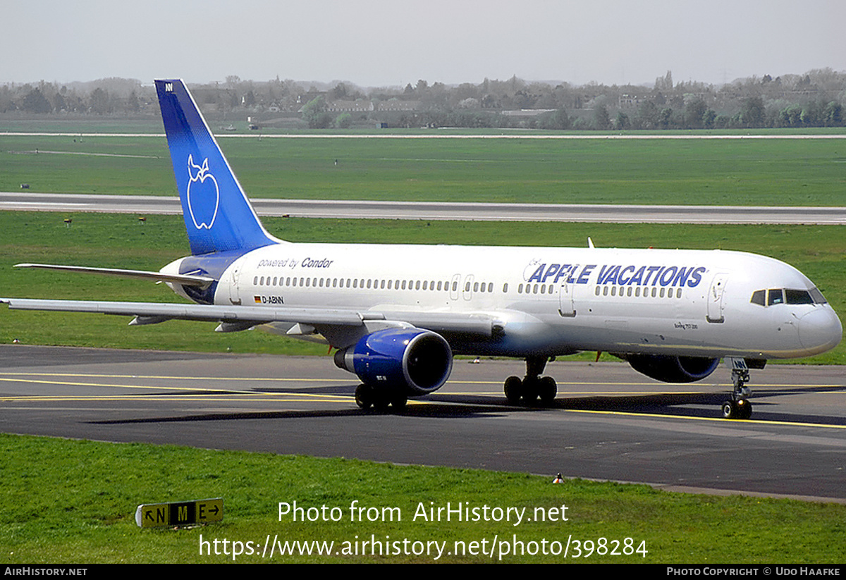 Aircraft Photo of D-ABNN | Boeing 757-230 | Apple Vacations | AirHistory.net #398284