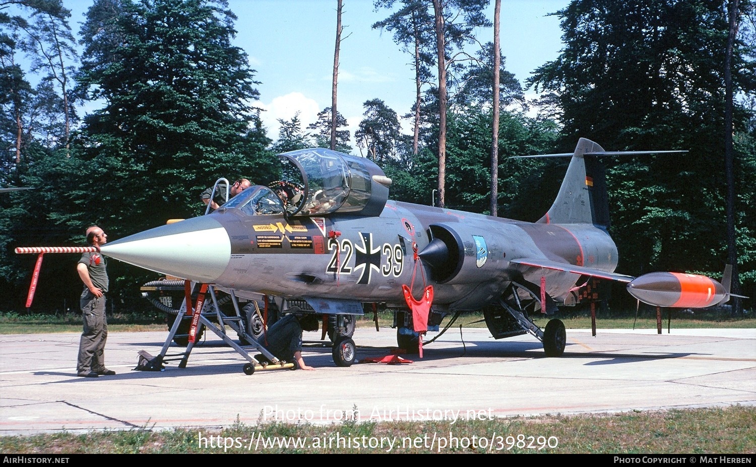 Aircraft Photo of 2239 | Lockheed F-104G Starfighter | Germany - Air Force | AirHistory.net #398290