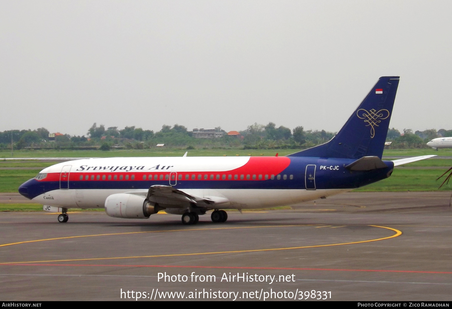 Aircraft Photo of PK-CJC | Boeing 737-33A | Sriwijaya Air | AirHistory.net #398331