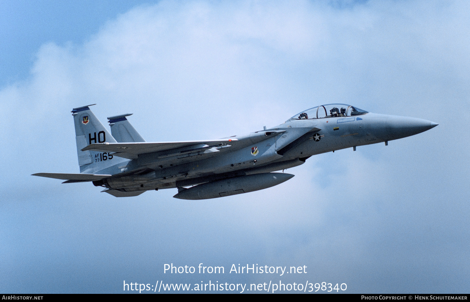 Aircraft Photo of 77-0165 / AF77-165 | McDonnell Douglas F-15B Eagle | USA - Air Force | AirHistory.net #398340