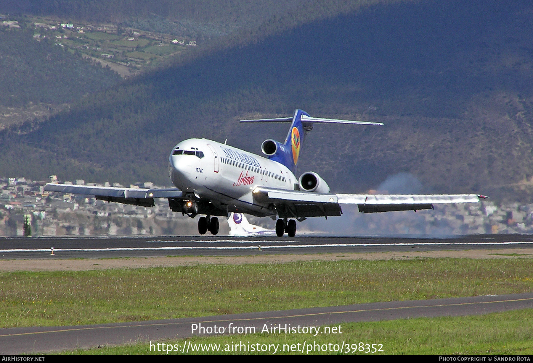 Aircraft Photo of YV-1174C | Boeing 727-231/Adv(RE) Super 27 | Santa Bárbara Airlines | AirHistory.net #398352