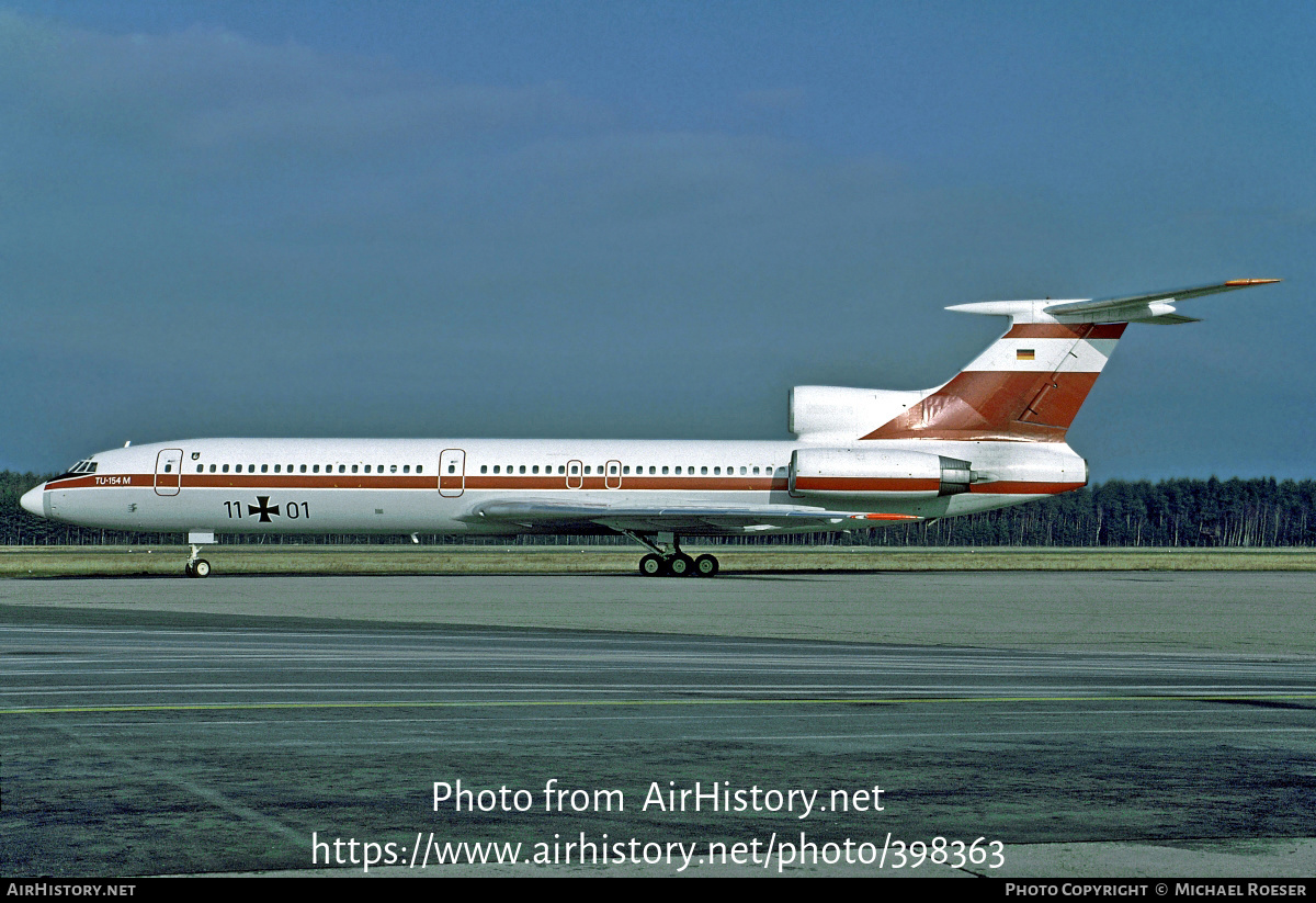 Aircraft Photo of 1101 | Tupolev Tu-154M | Germany - Air Force | AirHistory.net #398363