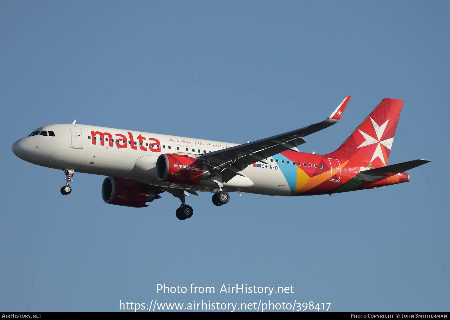 Aircraft Photo of 9H-NED | Airbus A320-251N | Air Malta | AirHistory.net #398417