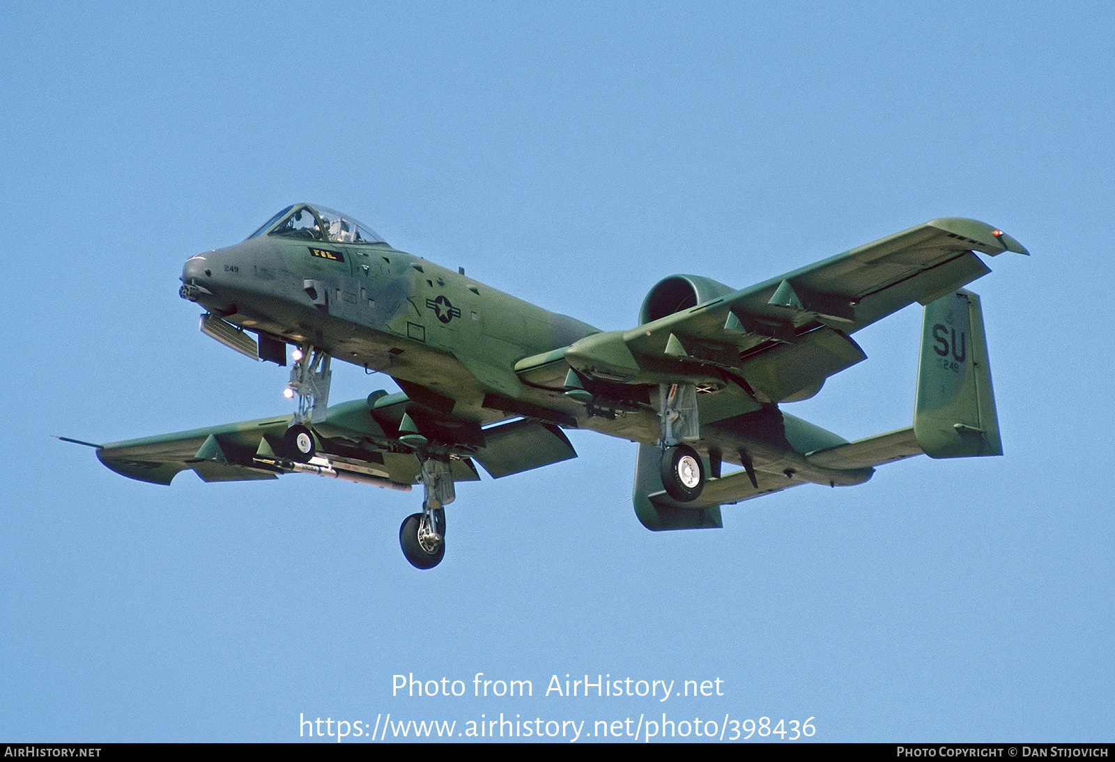 Aircraft Photo of 80-0249 / AF80-249 | Fairchild OA-10A Thunderbolt II | USA - Air Force | AirHistory.net #398436