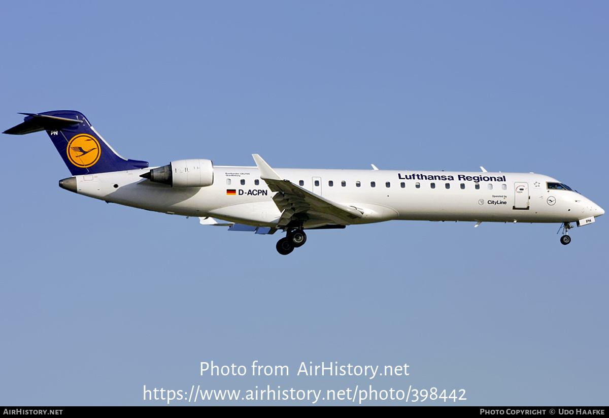 Aircraft Photo of D-ACPN | Bombardier CRJ-701ER (CL-600-2C10) | Lufthansa Regional | AirHistory.net #398442