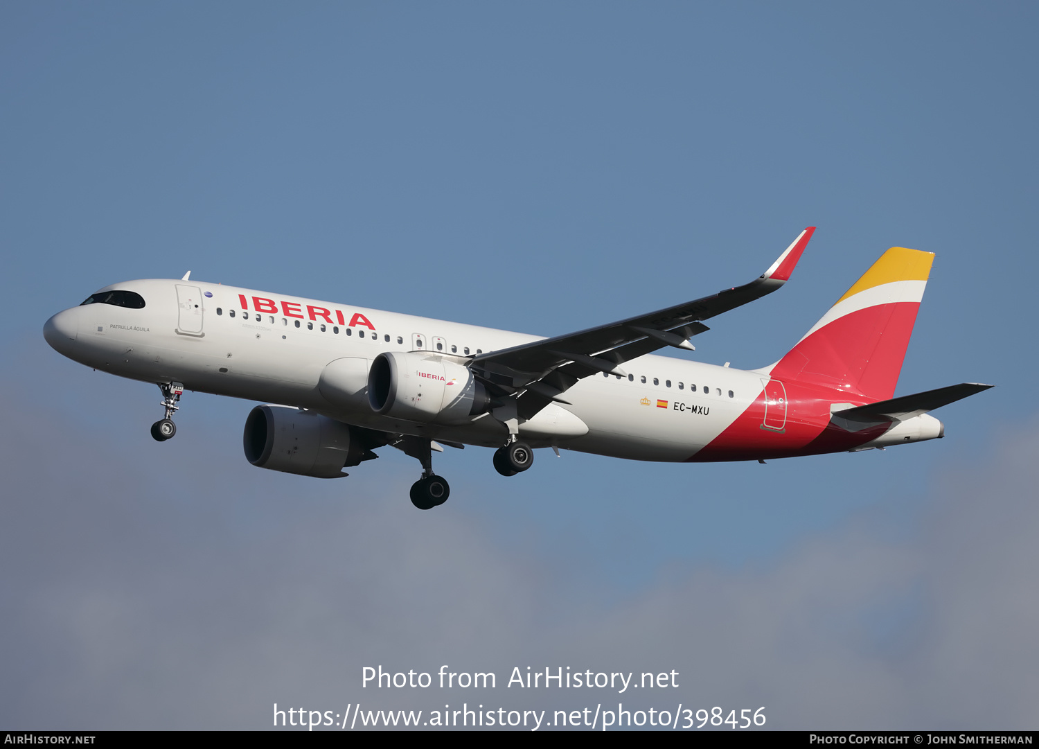 Aircraft Photo of EC-MXU | Airbus A320-251N | Iberia | AirHistory.net #398456