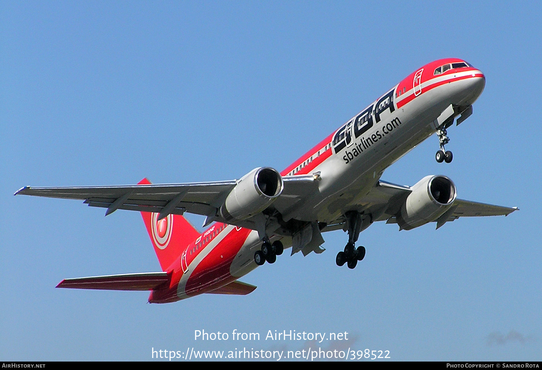 Aircraft Photo of YV-2242 | Boeing 757-236 | SBA Airlines | AirHistory.net #398522