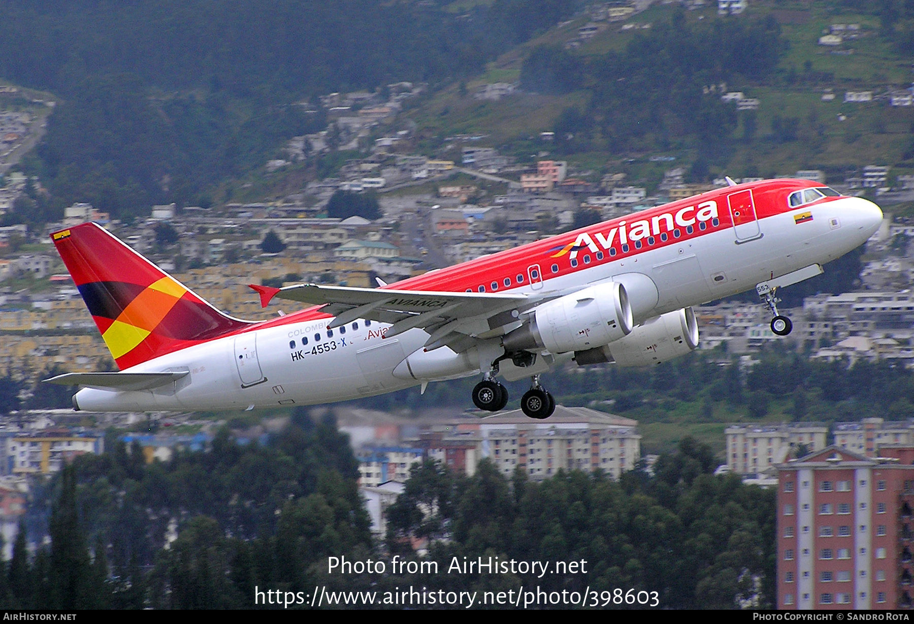 Aircraft Photo of HK-4553-X | Airbus A319-115 | Avianca | AirHistory.net #398603