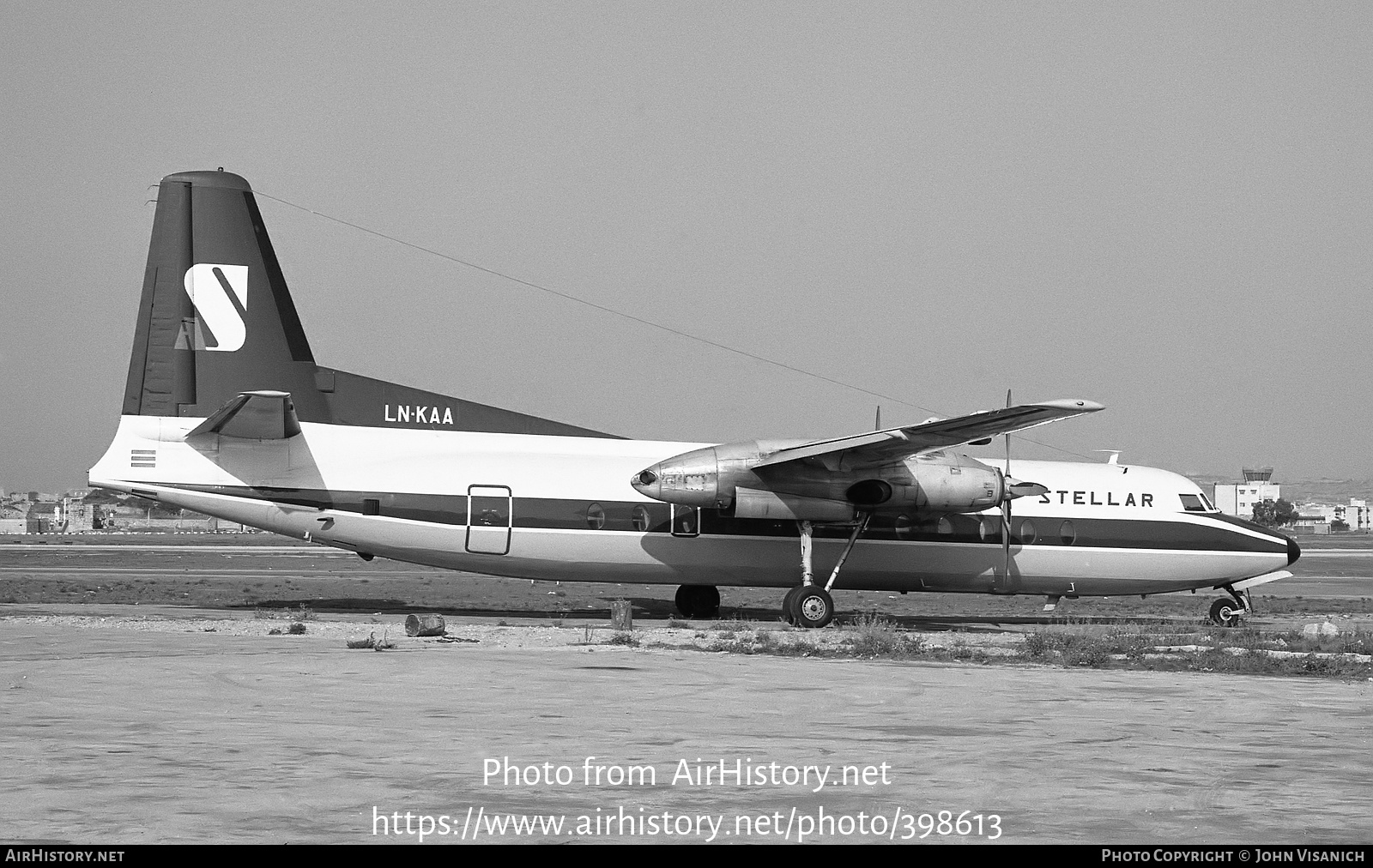 Aircraft Photo of LN-KAA | Fairchild Hiller FH-227B | Stellar Air Transport | AirHistory.net #398613