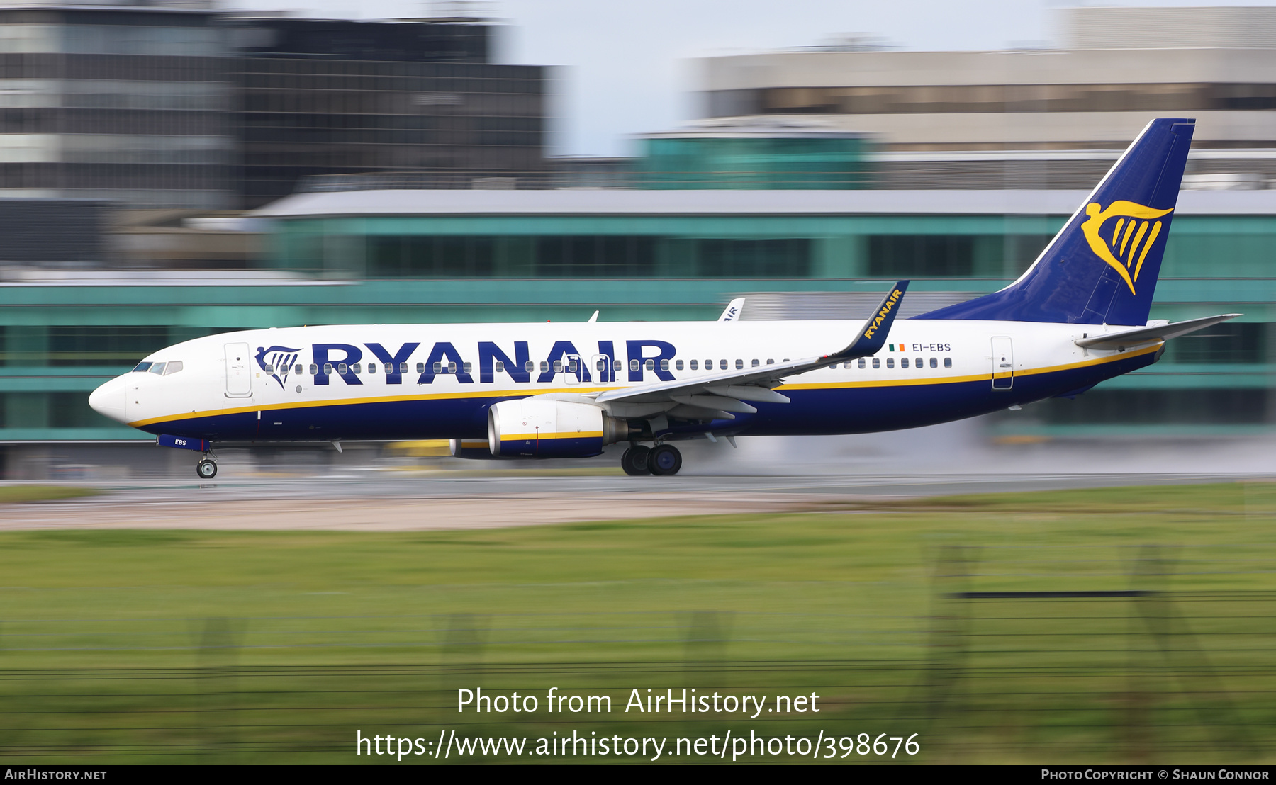 Aircraft Photo of EI-EBS | Boeing 737-8AS | Ryanair | AirHistory.net #398676