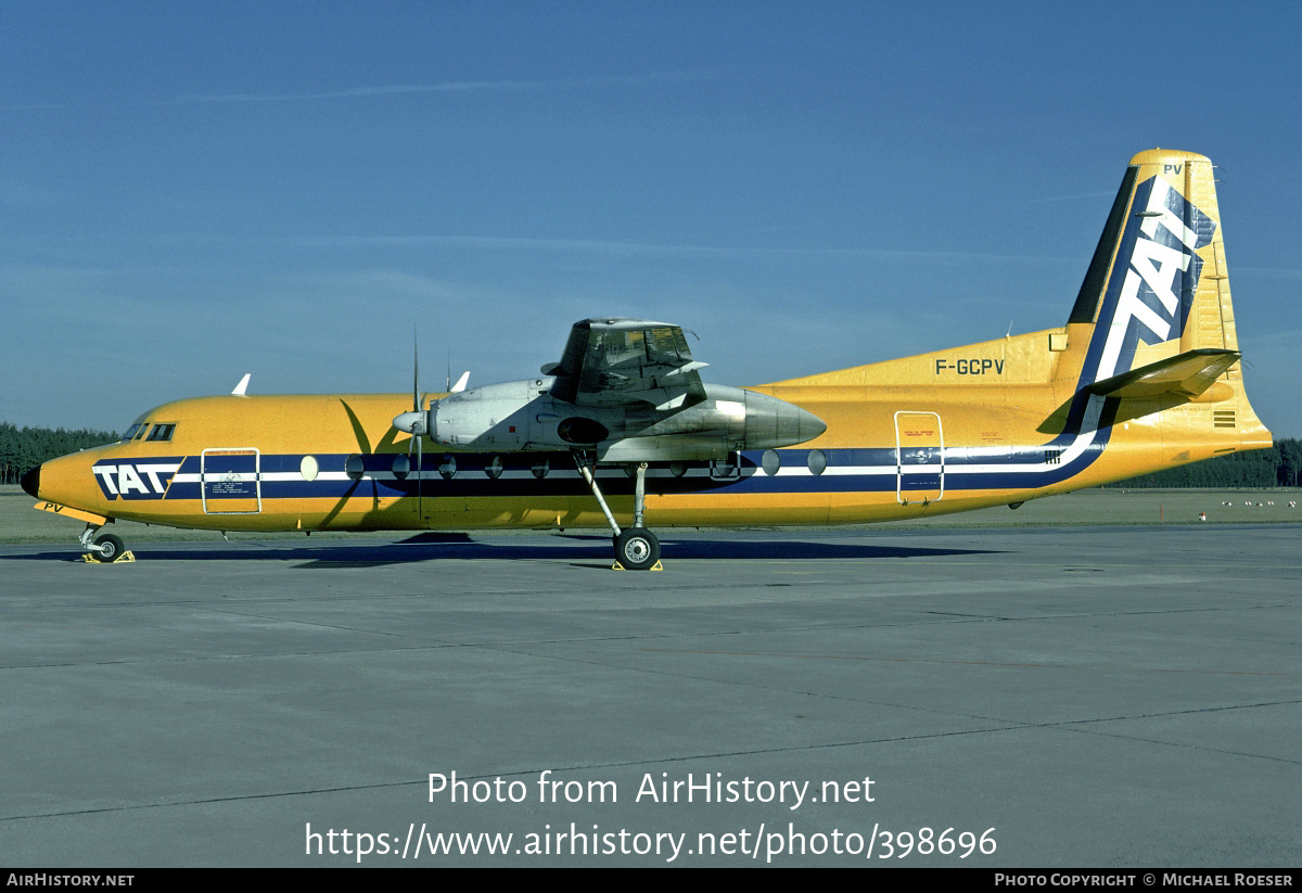 Aircraft Photo of F-GCPV | Fairchild Hiller FH-227B | TAT - Transport Aérien Transrégional | AirHistory.net #398696