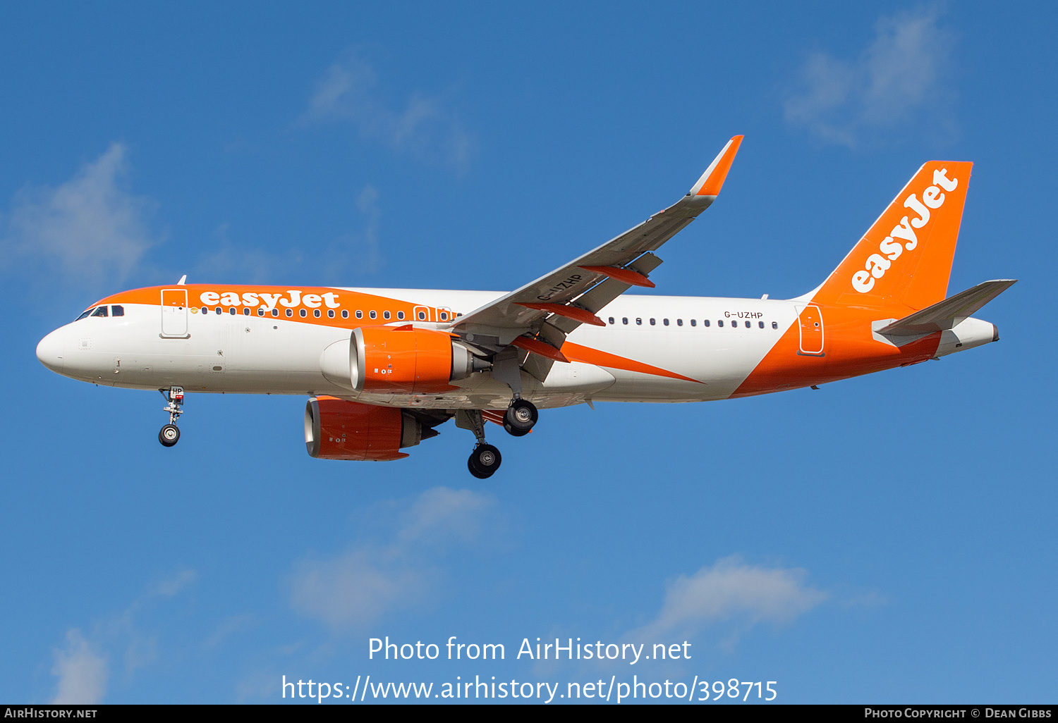 Aircraft Photo of G-UZHP | Airbus A320-251N | EasyJet | AirHistory.net #398715