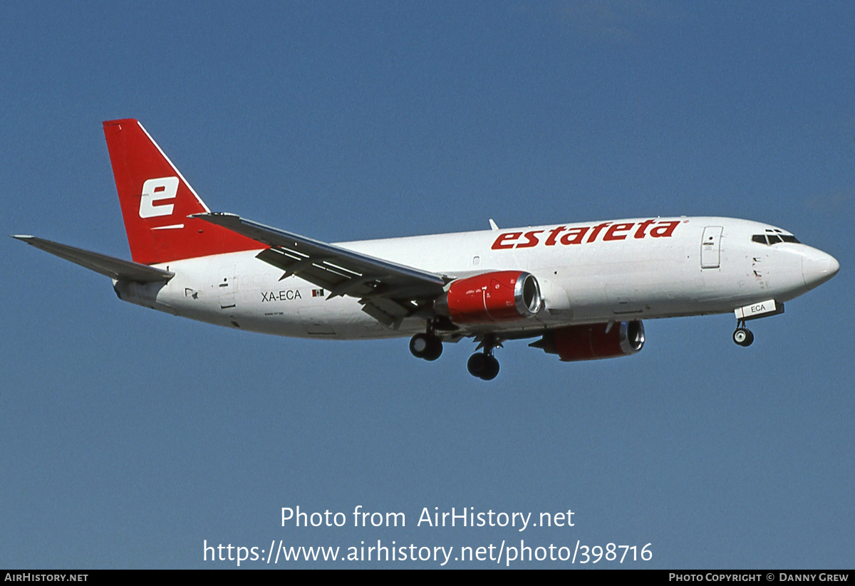 Aircraft Photo of XA-ECA | Boeing 737-3M8(SF) | Estafeta Carga Aerea | AirHistory.net #398716