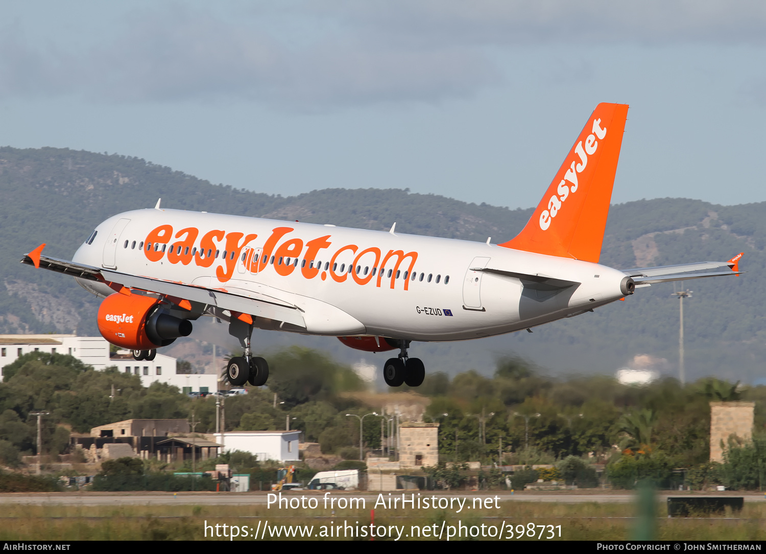 Aircraft Photo of G-EZUD | Airbus A320-214 | EasyJet | AirHistory.net #398731