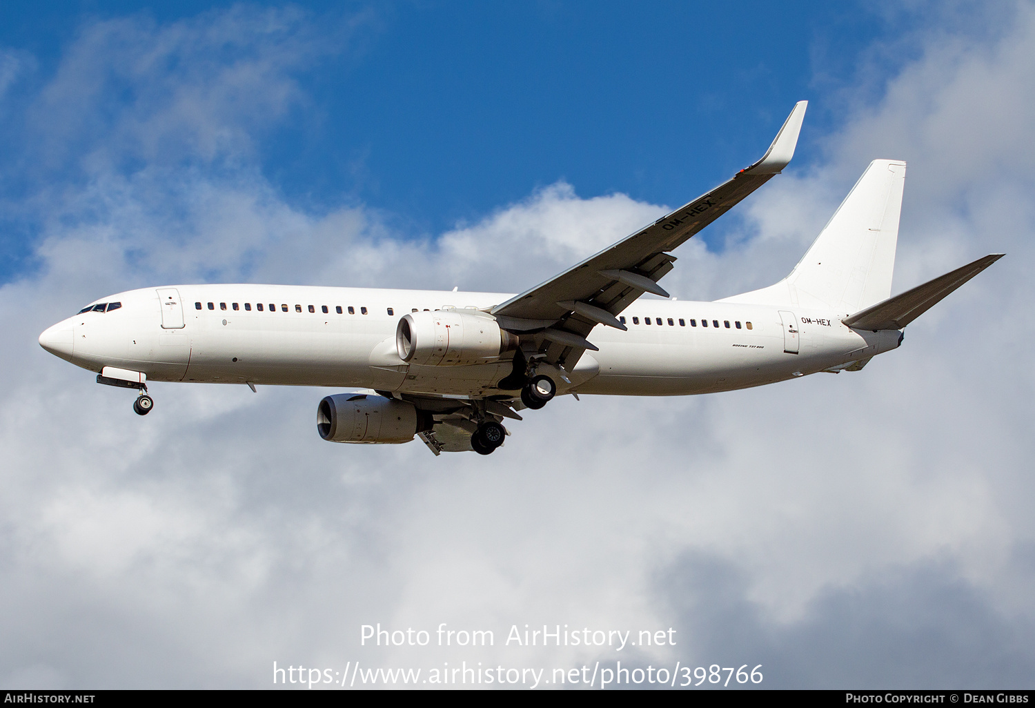 Aircraft Photo of OM-HEX | Boeing 737-81Q | AirHistory.net #398766