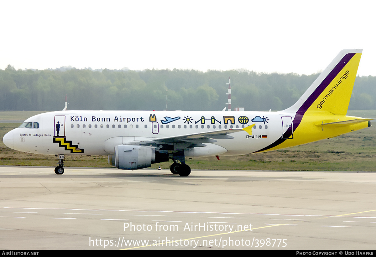 Aircraft Photo of D-AILN | Airbus A319-114 | Germanwings | AirHistory.net #398775