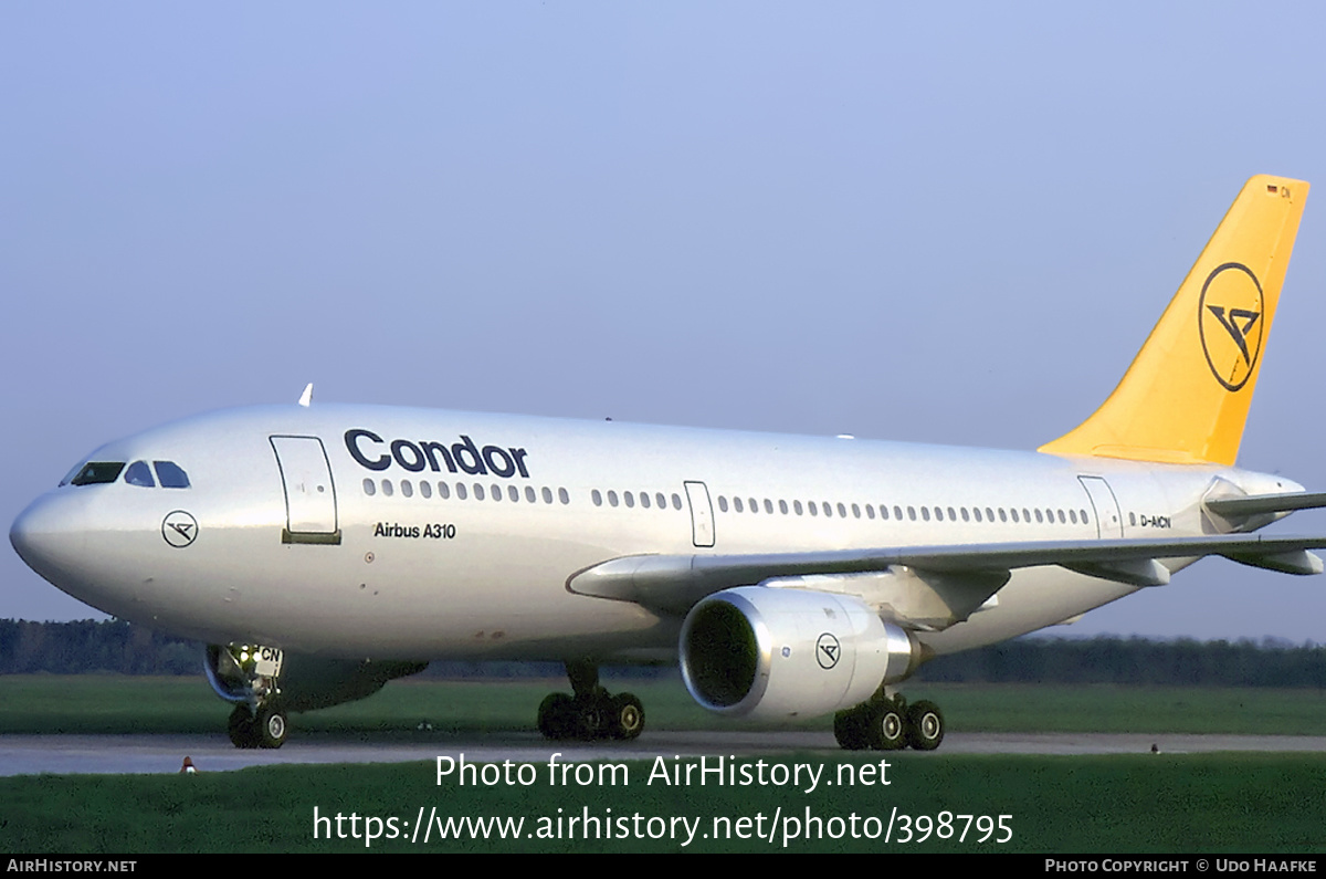 Aircraft Photo of D-AICN | Airbus A310-203 | Condor Flugdienst | AirHistory.net #398795