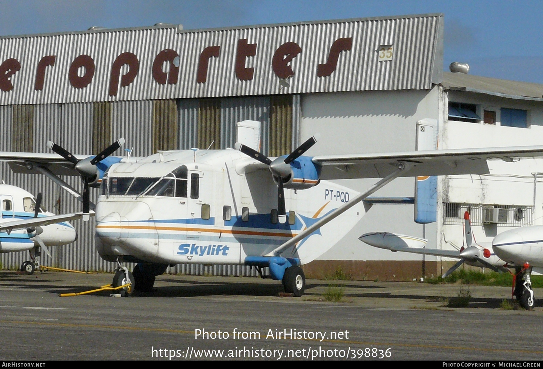 Aircraft Photo of PT-PQD | Short SC.7 Skyvan 3-100 | Skylift Táxi Aéreo | AirHistory.net #398836