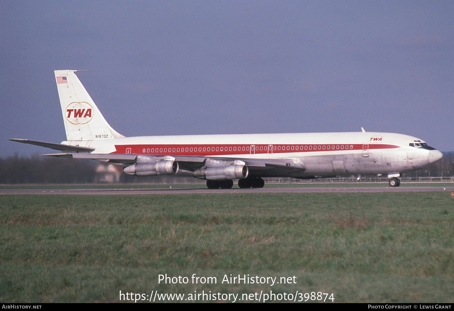 Aircraft Photo of N18702 | Boeing 707-331B | Trans World Airlines - TWA | AirHistory.net #398874