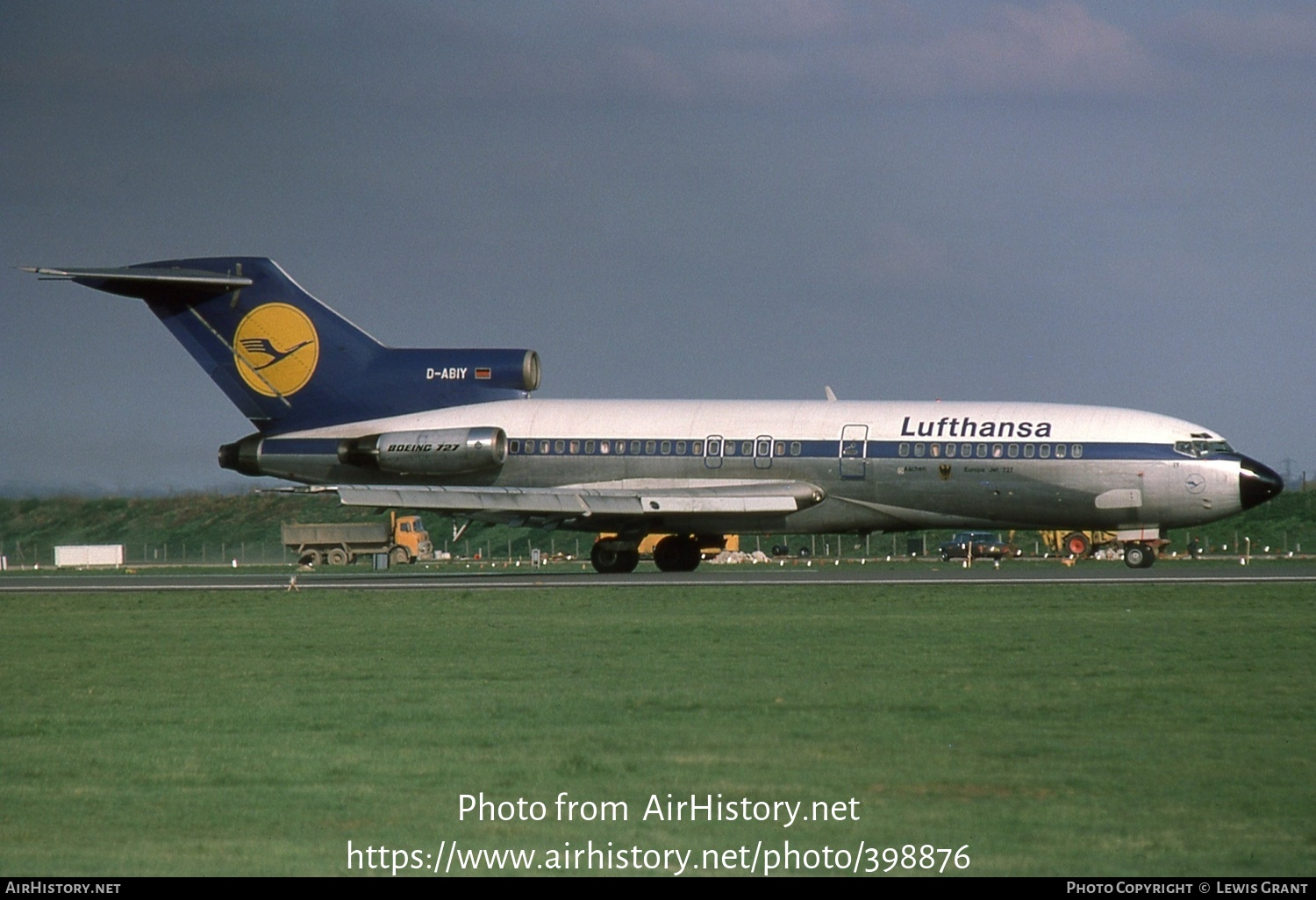 Aircraft Photo of D-ABIY | Boeing 727-30C | Lufthansa | AirHistory.net #398876