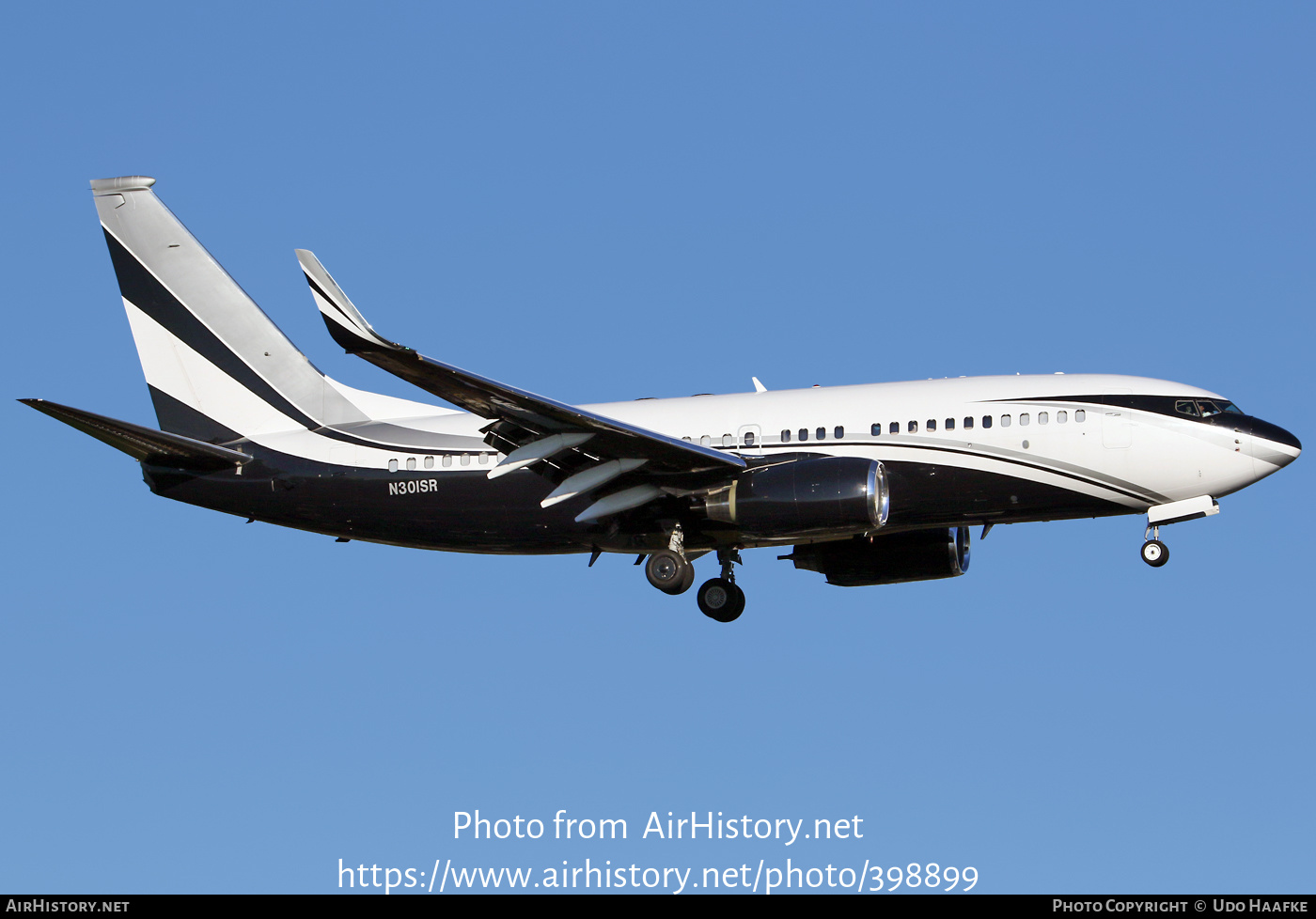 Aircraft Photo of N301SR | Boeing 737-7JV BBJ | AirHistory.net #398899