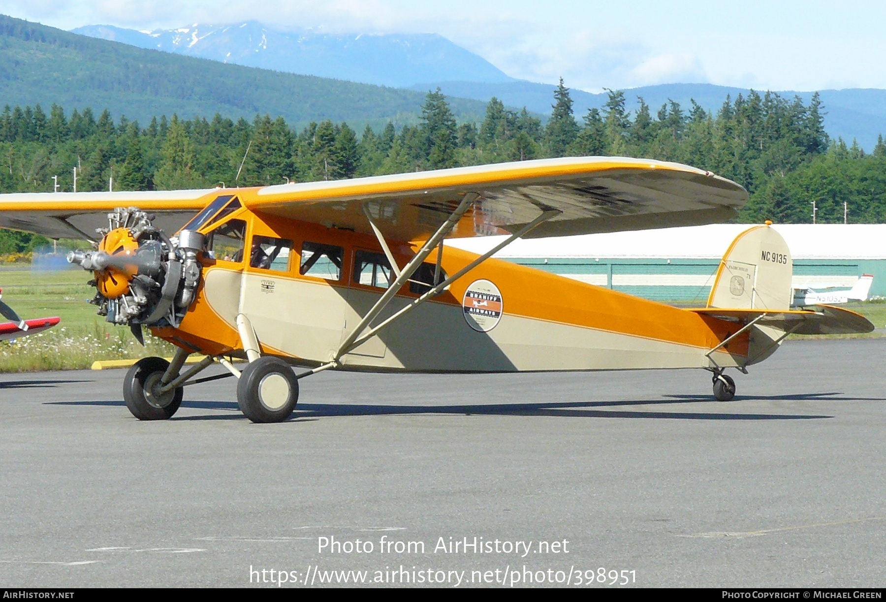 Aircraft Photo of N9135 / NC9135 | Fairchild 71 | Braniff Airways | AirHistory.net #398951