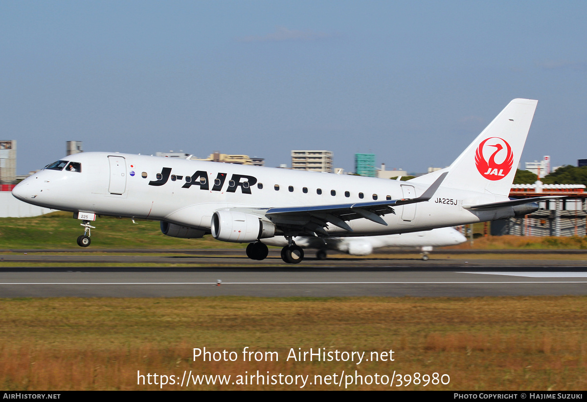 Aircraft Photo of JA225J | Embraer 170STD (ERJ-170-100STD) | J-Air | AirHistory.net #398980