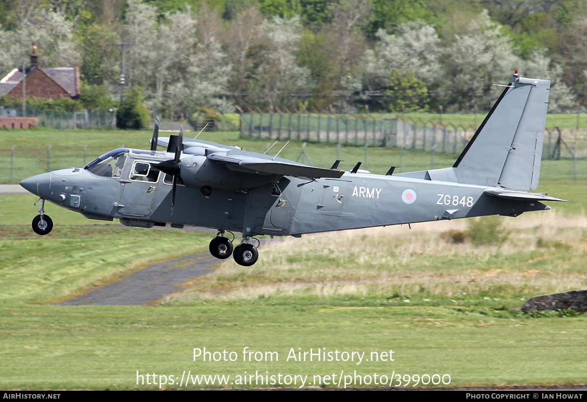 Aircraft Photo of ZG848 | Britten-Norman BN-2T Islander AL1 | UK - Army | AirHistory.net #399000