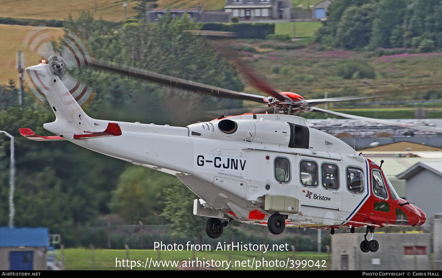 Aircraft Photo of G-CJNV | AgustaWestland AW-189 | Bristow Helicopters | AirHistory.net #399042