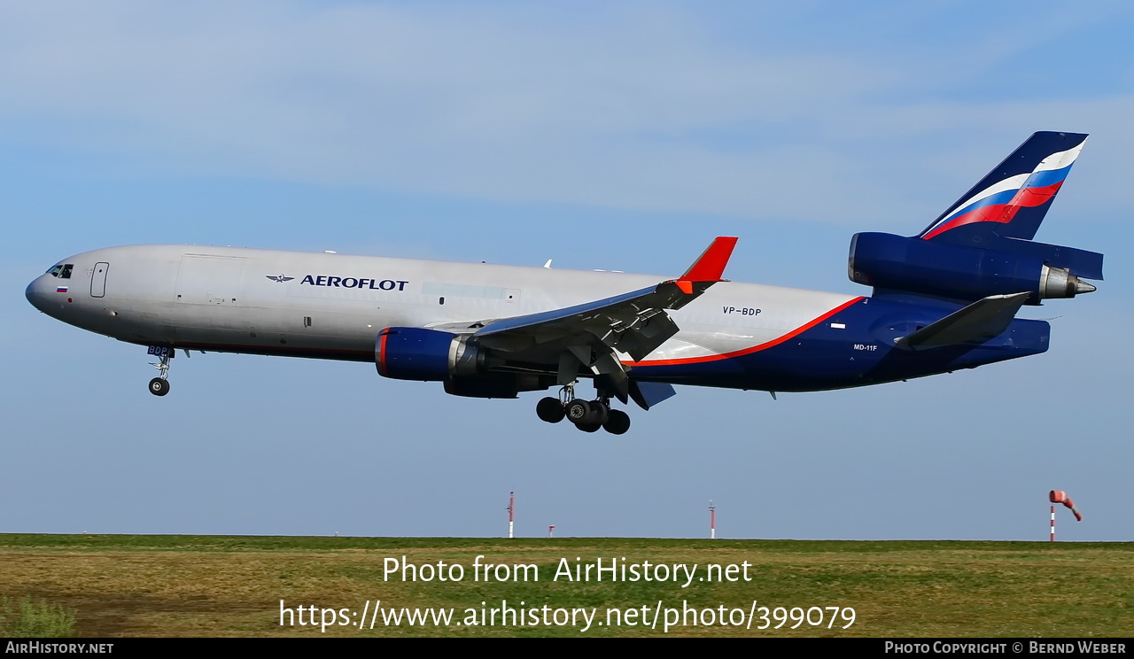 Aircraft Photo of VP-BDP | McDonnell Douglas MD-11/F | Aeroflot - Russian Airlines Cargo | AirHistory.net #399079