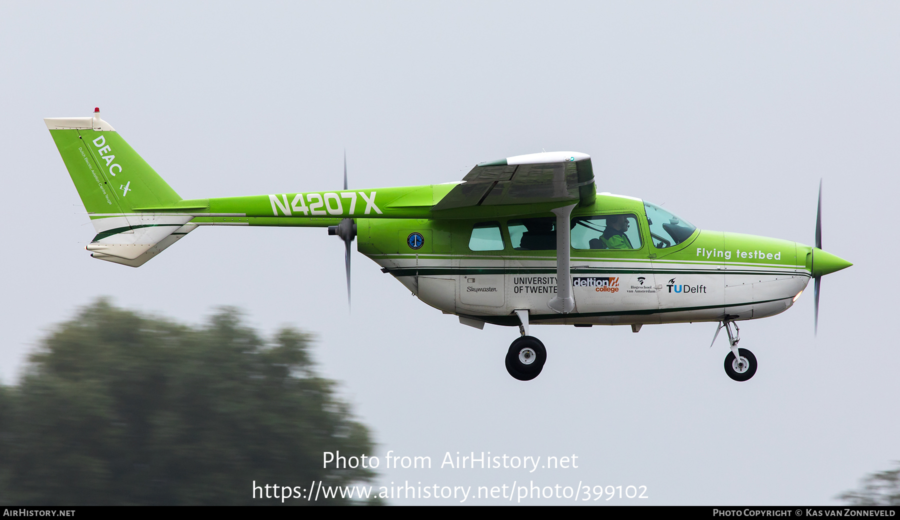 Aircraft Photo of N4207X | Cessna 337 Super Skymaster | DEAC - Dutch Electric Aviation Centre | AirHistory.net #399102