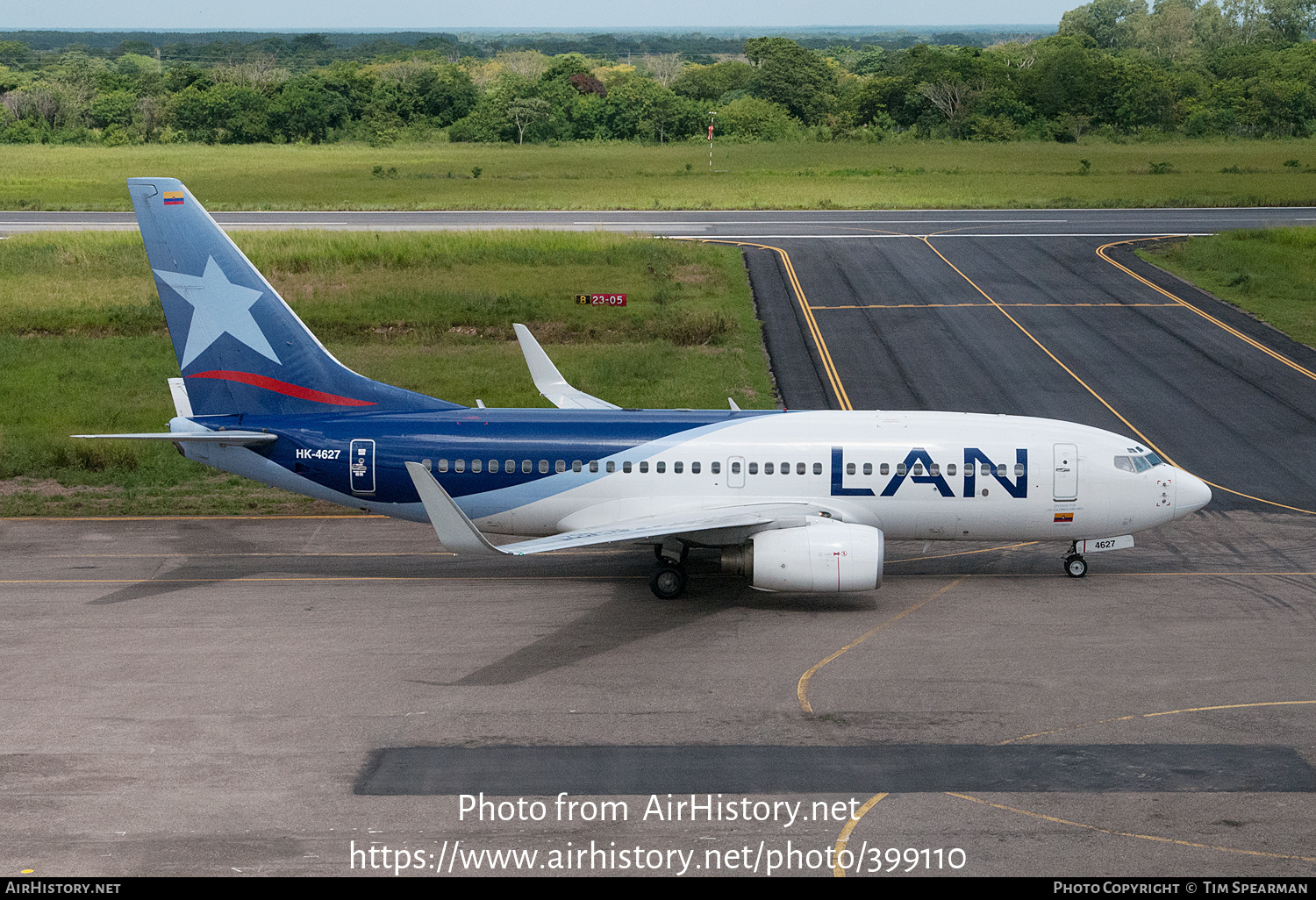 Aircraft Photo of HK-4627 | Boeing 737-73S | LAN Airlines - Línea Aérea Nacional | AirHistory.net #399110