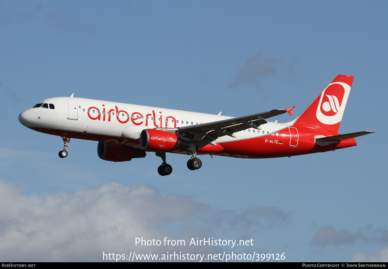 Aircraft Photo of D-ALTE | Airbus A320-214 | Air Berlin | AirHistory.net #399126