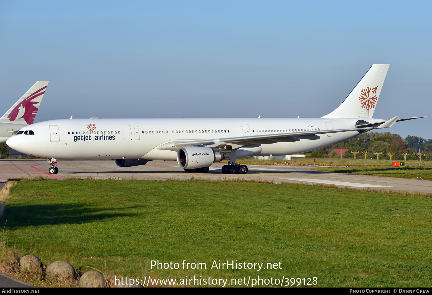 Aircraft Photo of LY-LEO | Airbus A330-302 | GetJet Airlines | AirHistory.net #399128