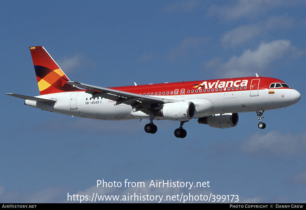 Aircraft Photo of HK-4549-X | Airbus A320-214 | Avianca | AirHistory.net #399173