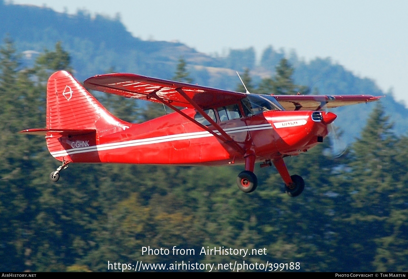 Aircraft Photo of C-GHNK | Stinson 108-3 | AirHistory.net #399188